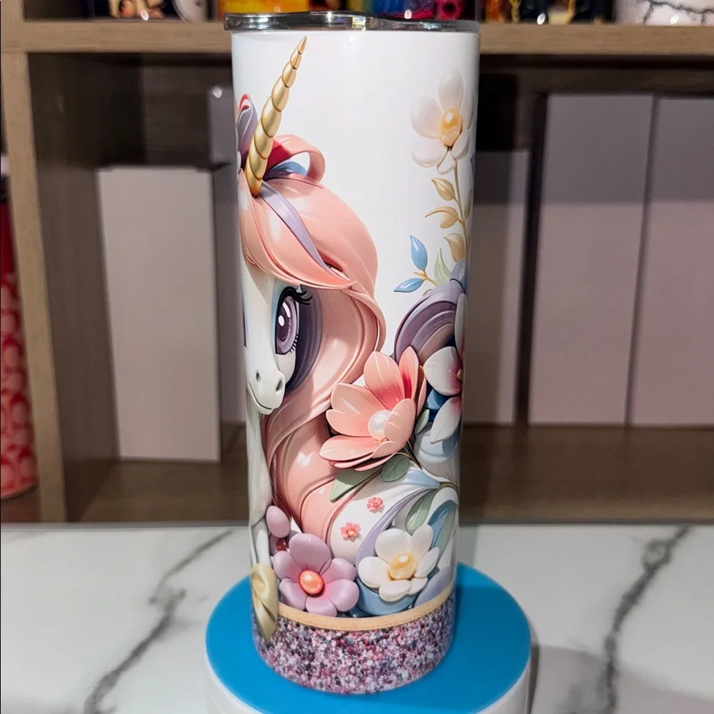 20oz Unicorn Tumbler - Picture 2 of 6